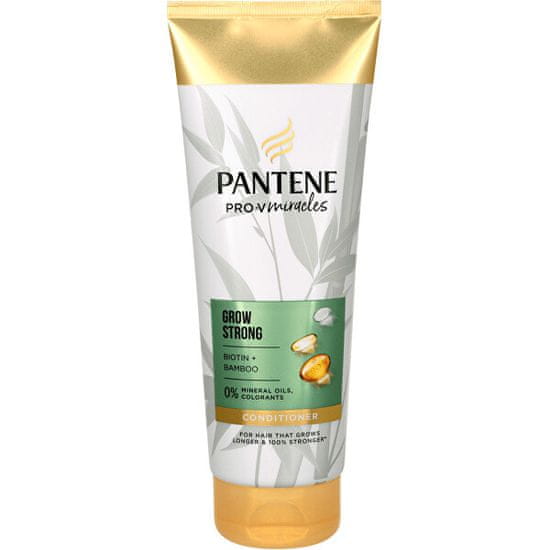 Pantene Kondicionér proti vypadávání vlasů Miracles Biotin + Bamboo (Grow Strong Conditioner)