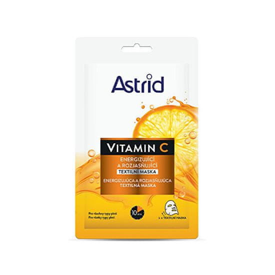 Astrid Energizující a rozjasňující textilní maska Vitamin C 1 ks