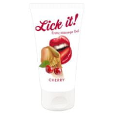 Lick-it Lick it! Lubrikační a masážní gel Třešeň 50 ml