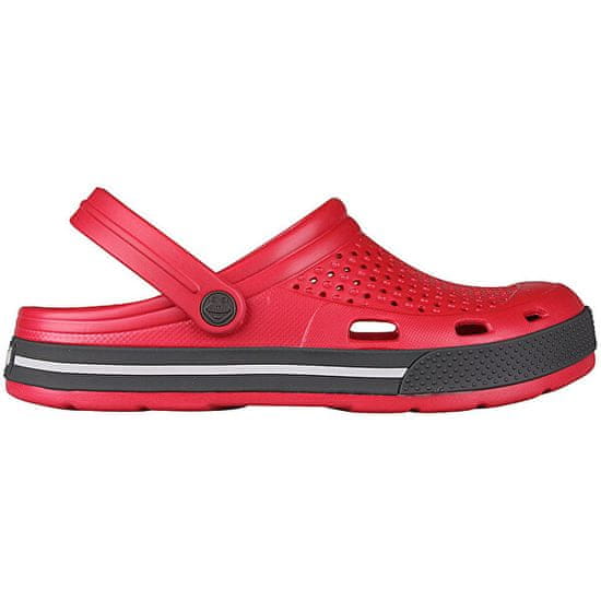Coqui Pánské pantofle Lindo Red/Antracit 6403-100-0924