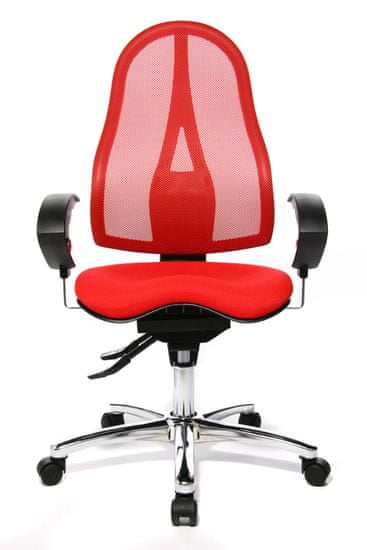 Topstar Kancelářská židle se zdravotním efektem Sitness 15 červená