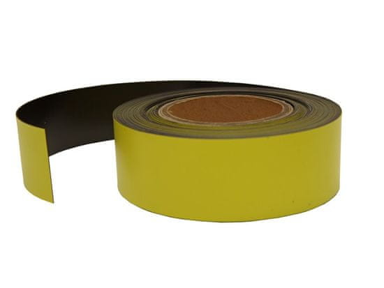 SOLLAU Magnetický pásek žlutý šíře 20 mm, délka 15 m