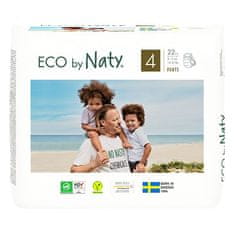ECO by Naty Natahovací plenkové kalhotky Naty Maxi 8 - 15 kg 22 ks
