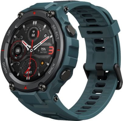 Chytré hodinky Amazfit T-Rex Pro, odolné, vojenský standard, vodotěsné, multi sport, sportovní, GPS, Glonass, Beidou Galileo AMOLED displej, hloubka až 100 m, dlouhá výdrž baterie měření saturace kyslíku v krvi