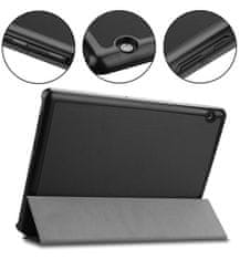 Tactical Book Tri Fold Pouzdro pro Lenovo TAB M9 (TB-310) Black