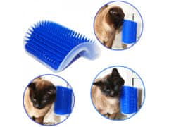 Leventi Masážní kartáč pro kočky k upevnění na roh 8 x 13 cm color