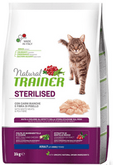 TRAINER Natural Cat Sterilised drůbeží maso 3kg