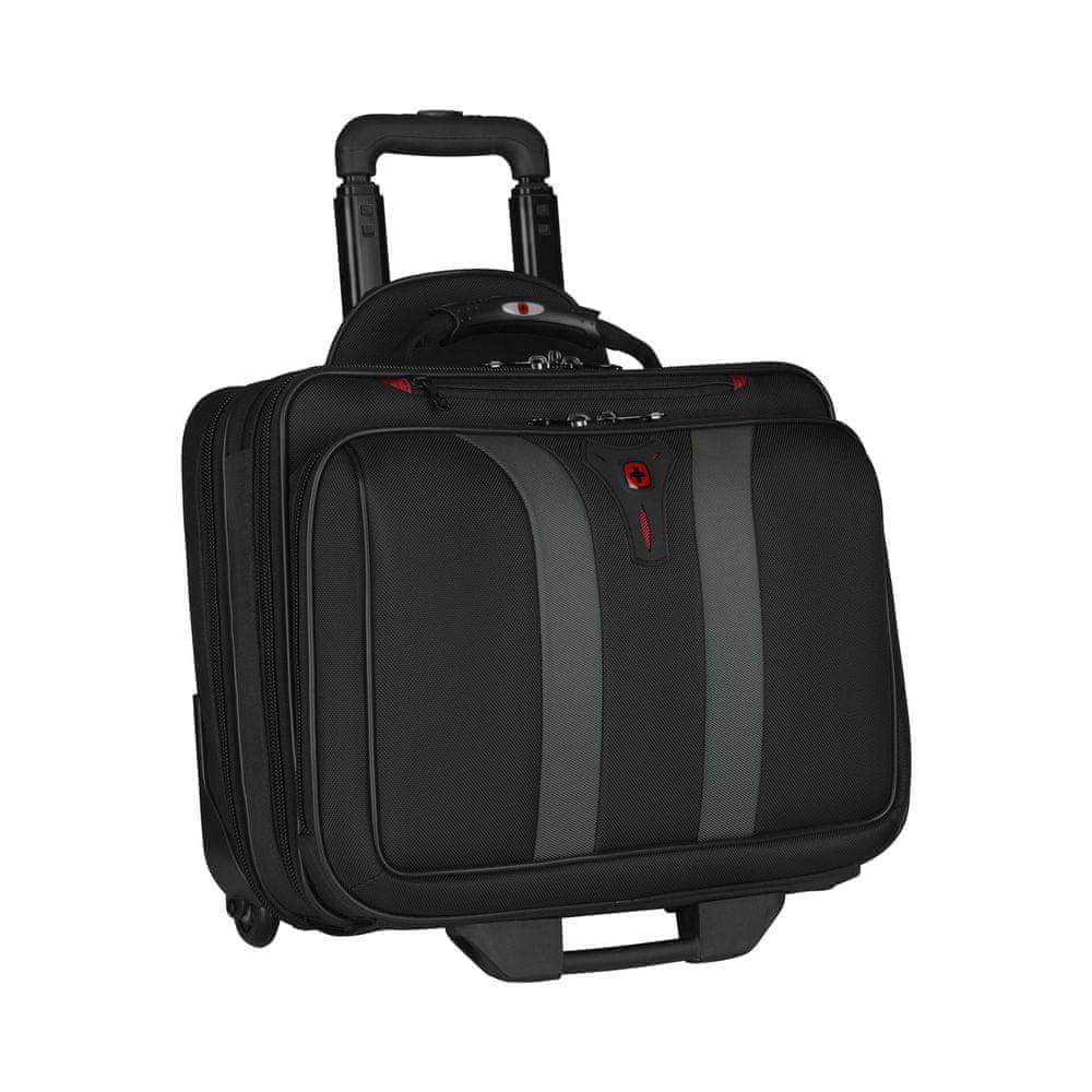 Levně Wenger GRANADA cestovní kufr s prostorem pro notebook 15-17", šedý