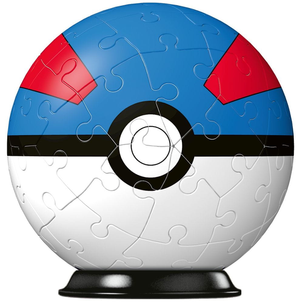 Levně Ravensburger 3D Puzzle-Ball Pokémon Motiv 2 - 54 dílků
