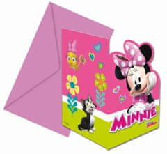 Párty pozvánky myška Minnie - Happy Helpers - 6 ks