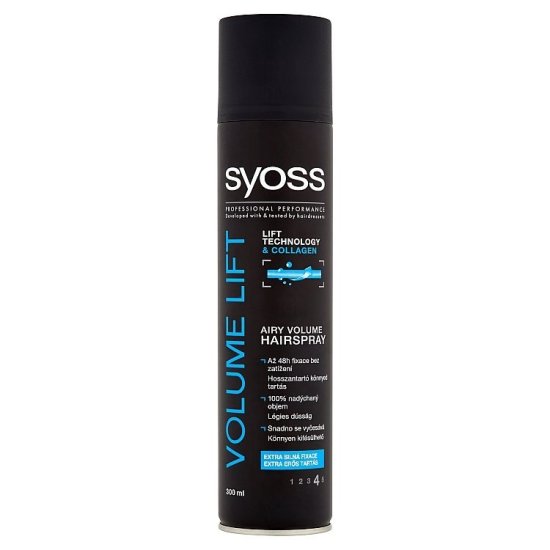 Syoss Syoss Volume Lift lak na vlasy extra silná fixace 300 ml