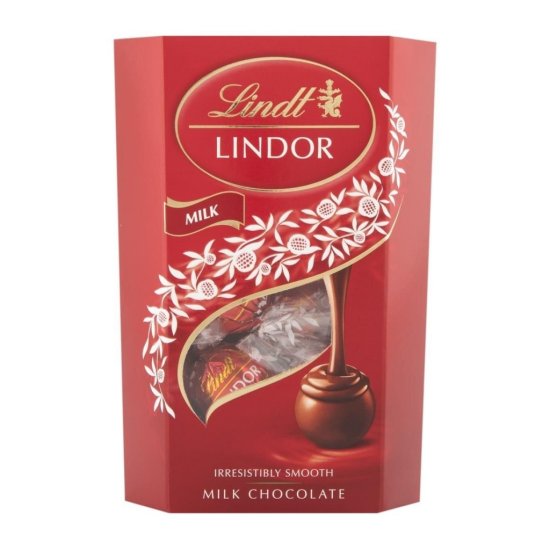 LINDT Lindt Lindor Milk mléčná čokoláda s jemnou krémovou náplní 200 g