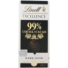 LINDT Lindt Excellence čokoláda hořká 99%, 50g