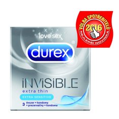 Durex Durex DUREX Invisible Extra Sensitive (tenké) 7 x 3 ks (21 ks)