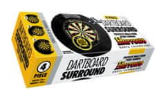 Harrows Surround 4 Piece Dartboard - kruh kolem terče - Black