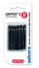 Násadky Gripper 3 - short - pack 5 sets - black