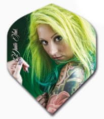 Designa Letky Darts Ink - Green Haired Girl F2484