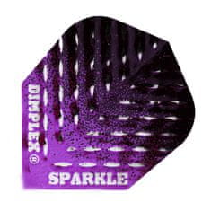 Harrows Letky Dimplex Sparkle Black and Purple F2496