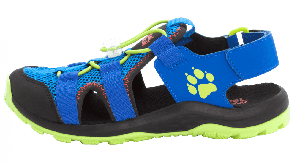 Jack Wolfskin chlapecké outdoorové sandály Outdoor Action Sandal Kids 4038791 26 modrá