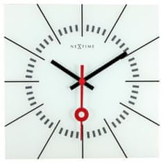 NEXTIME Designové nástěnné hodiny 8636wi Nextime Stazione 35cm