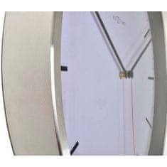 NEXTIME Designové nástěnné hodiny 3071wi Nextime Company White Stripe 35cm