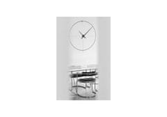 Nomon Designové nástěnné hodiny Nomon Bilbao L black 110cm
