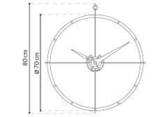 Nomon Designové nástěnné hodiny Nomon Doble OG 80cm