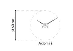Nomon Designové nástěnné hodiny Nomon Axioma IN white 60cm