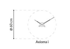 Nomon Designové nástěnné hodiny Nomon Axioma IN red 60cm