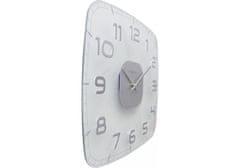NEXTIME Designové nástěnné hodiny 8816tr Nextime Classy square 30cm
