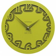 CalleaDesign Designové hodiny 10-002 CalleaDesign Labirinto 30cm (více barevných verzí) Barva zelené jablko-76