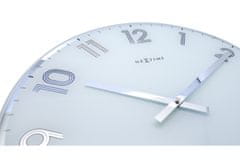 NEXTIME Designové nástěnné hodiny 8190wi Nextime Reflect 43cm