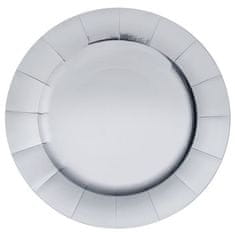 Santex Klubové talíře stříbrné 33cm 10ks