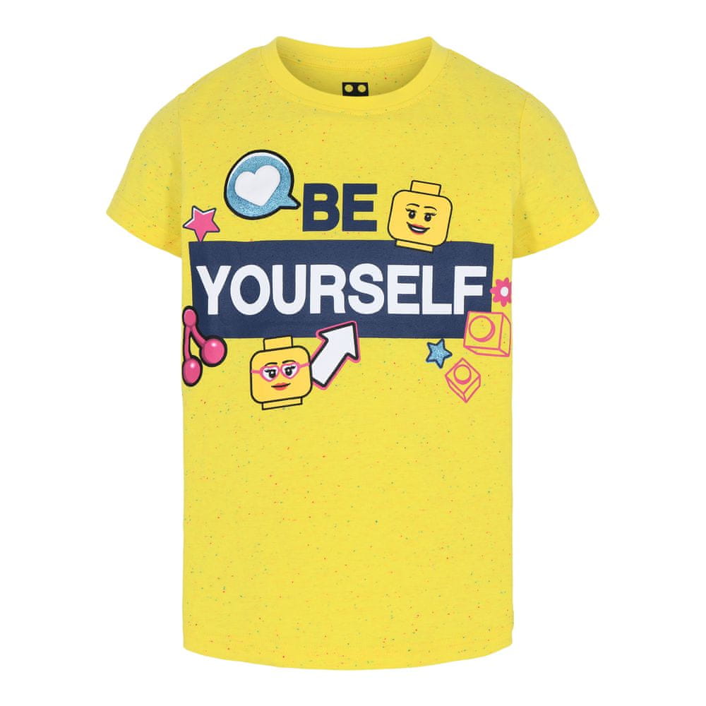 LEGO Wear dívčí tričko LW-12010073 98 žlutá