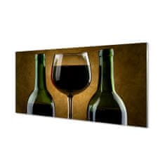 tulup.cz akrylový obraz 2 láhve sklenice na víno 125x50 cm 2 Přívěsky