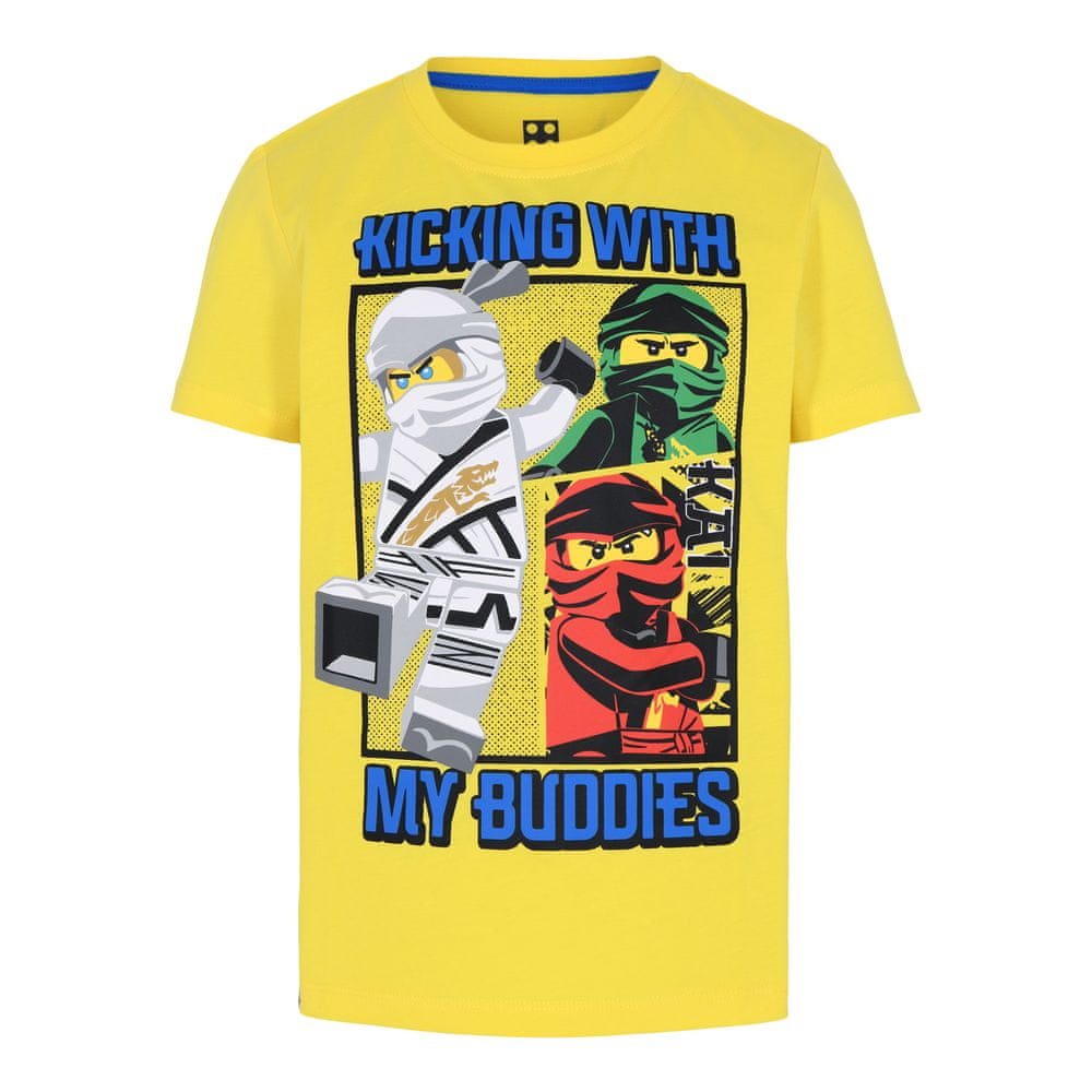 LEGO Wear chlapecké tričko Ninjago LW-12010095 98 žlutá