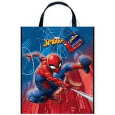 Párty dárková taška SPIDERMAN - plastová 28 x 33,5 cm