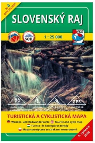 Slovenský raj 1 : 25 000 - Turistická a cyklistická mapa