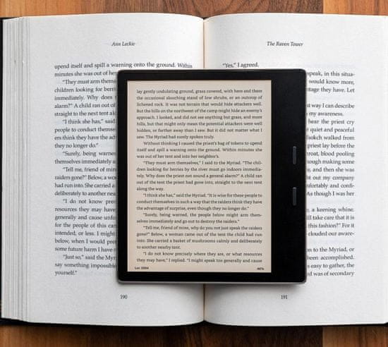 Amazon Kindle Oasis 3 - bez reklam, šedý - 32 GB, WiFi+3G, Bluetooth, IPX8