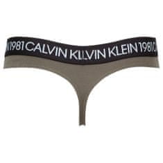 Calvin Klein Dámská tanga Velikost: M QF5448E-7GV