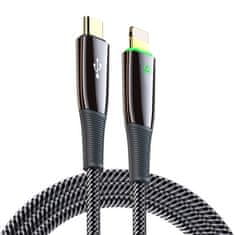 Dux Ducis K-IV kabel USB-C / Lightning PD 2A 18W 2m, černý