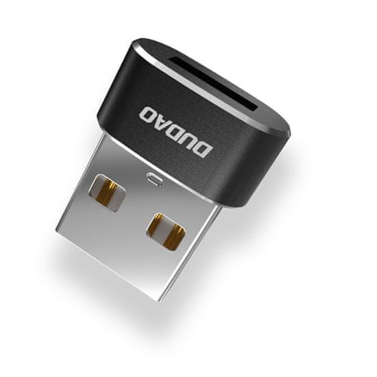 DUDAO L16AC adaptér USB-C / USB, černý