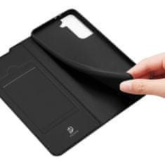 Dux Ducis Skin Pro knížkové kožené pouzdro na Samsung Galaxy S21 Ultra 5G, černé