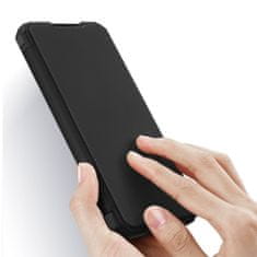 Dux Ducis Skin X knížkové kožené pouzdro na Samsung Galaxy S21 Plus 5G, černé