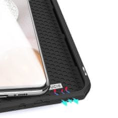 Dux Ducis Skin X knížkové kožené pouzdro na Samsung Galaxy A42 5G, černé