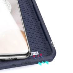Dux Ducis Skin X knížkové kožené pouzdro na Samsung Galaxy A42 5G, modré