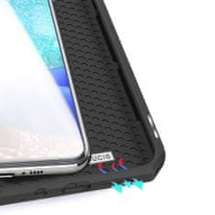 Dux Ducis Skin X knížkové kožené pouzdro na Samsung Galaxy A71 5G, černé