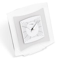 IncantesimoDesign Designové stolní hodiny I805BN white IncantesimoDesign 20cm