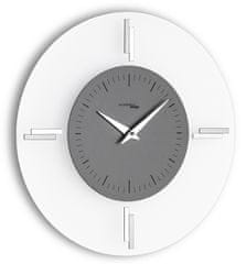 IncantesimoDesign Designové nástěnné hodiny I060MAT smoke grey IncantesimoDesign 35cm