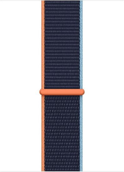 Apple řemínek pro Watch Series, provlékací sportovní, 44mm MYA82ZM/A, tmavě modrá